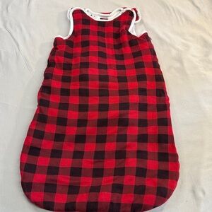 Canadiana - Red and Black Plaid Baby Sleep Sack